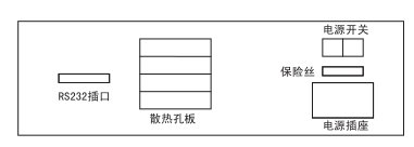 721/722可見分光光度計后視圖 721/722可見分光光度計后視圖